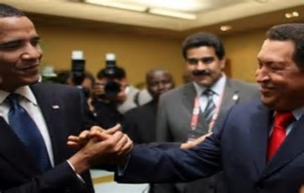Obama Embraces Hugo Chavez
